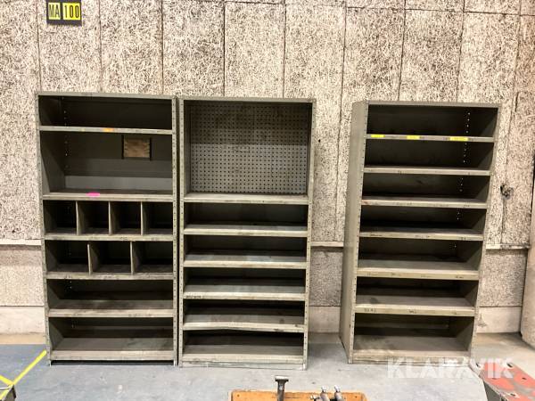 Lagerhyllor 3 st
