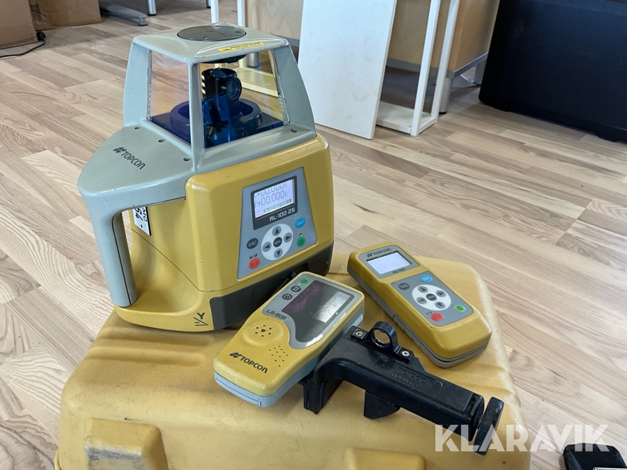 Tvåfallslaser Topcon RL-100 2S kalibrerad