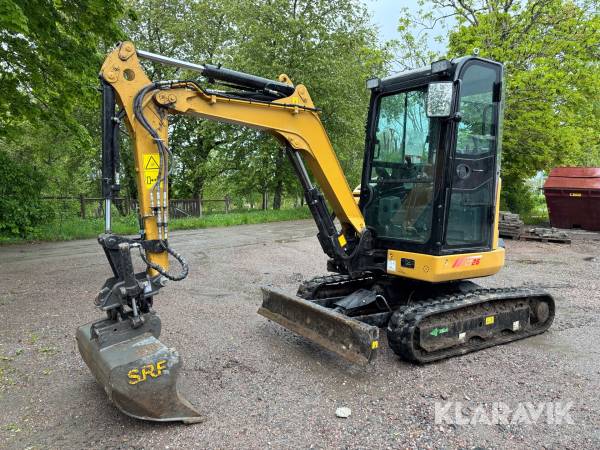Grävmaskin Carter CT26 bandgrävare med redskap