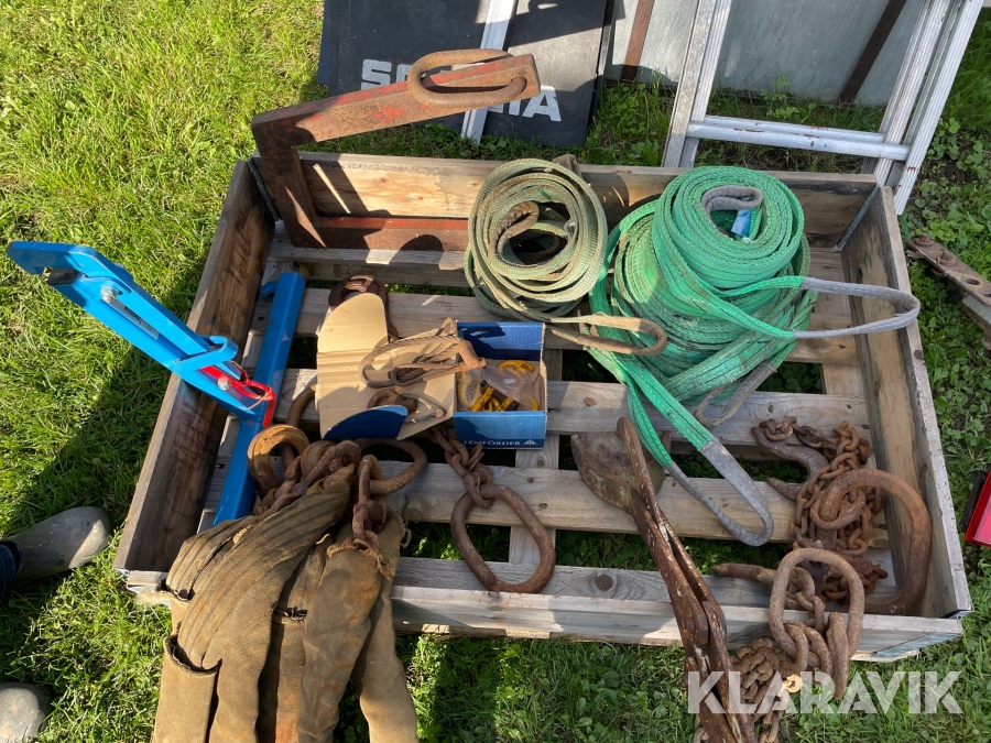 Diverse lyftutrustning  