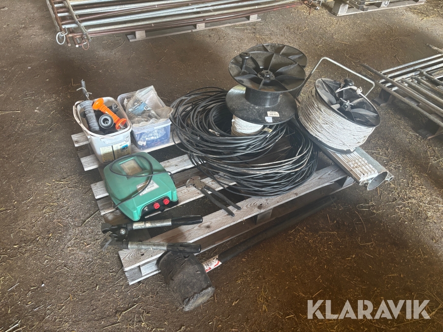 Diverse stängseldelar