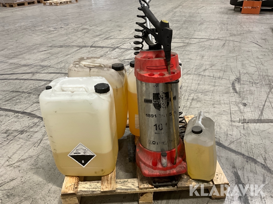 Biltvättmedel / avfettningsspruta Wurth