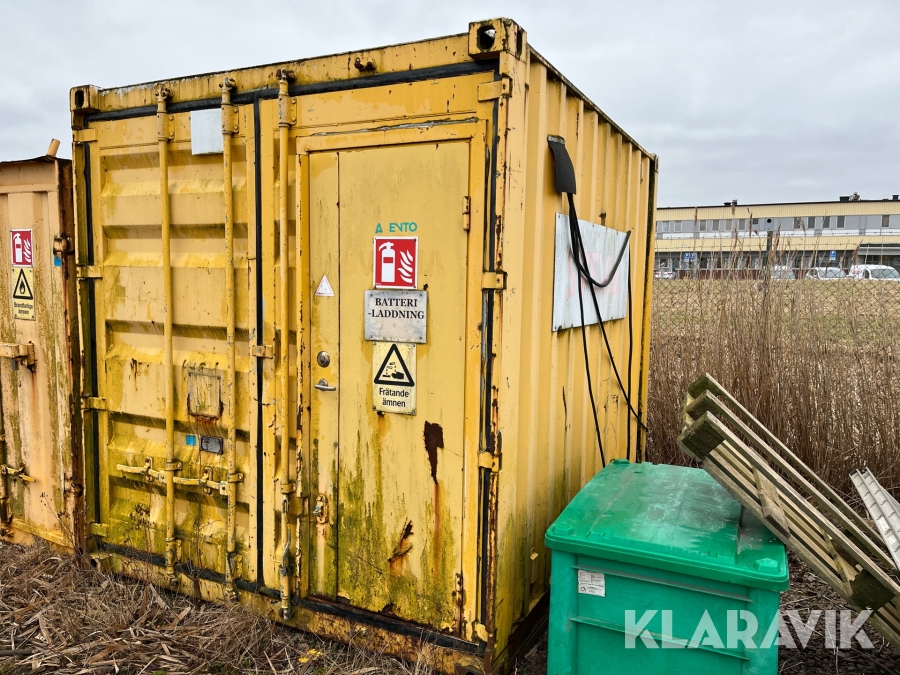 Container med laddskåp 10 fot Uniteam