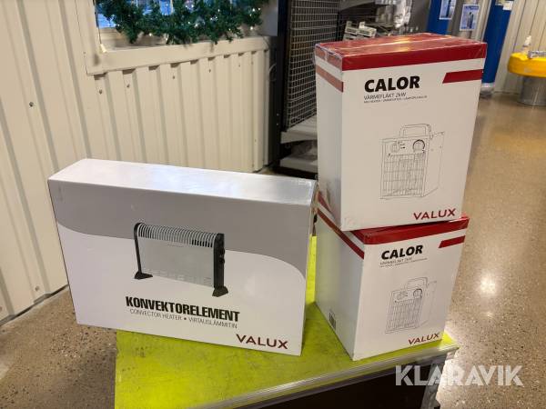 Värmefläktar och element Valux