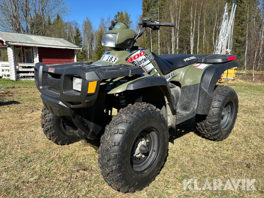 Fyrhjuling Polaris Sportsman 400, Strömsund, Klaravik auktio