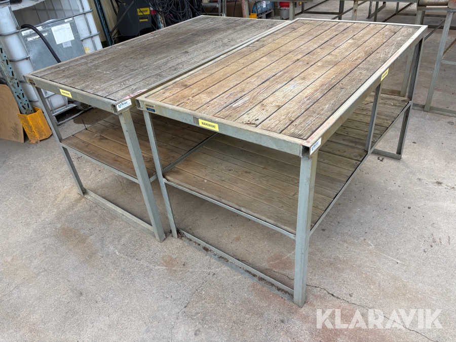 Armeringsbänkar Bendof 12600205 exkl rullar 2 st