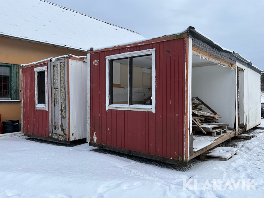 Manskapsbodar Tidermans 3 st