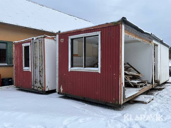 Manskapsbodar Tidermans 3 st