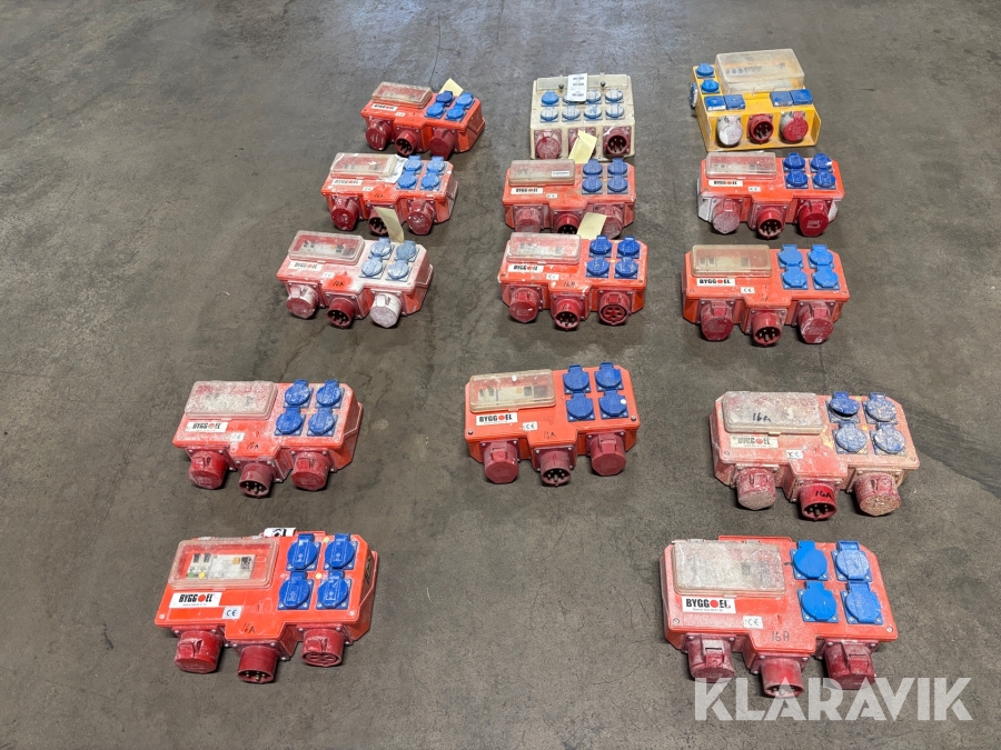 Undercentraler Bygg El/Malmbergs 16 amp 14 st