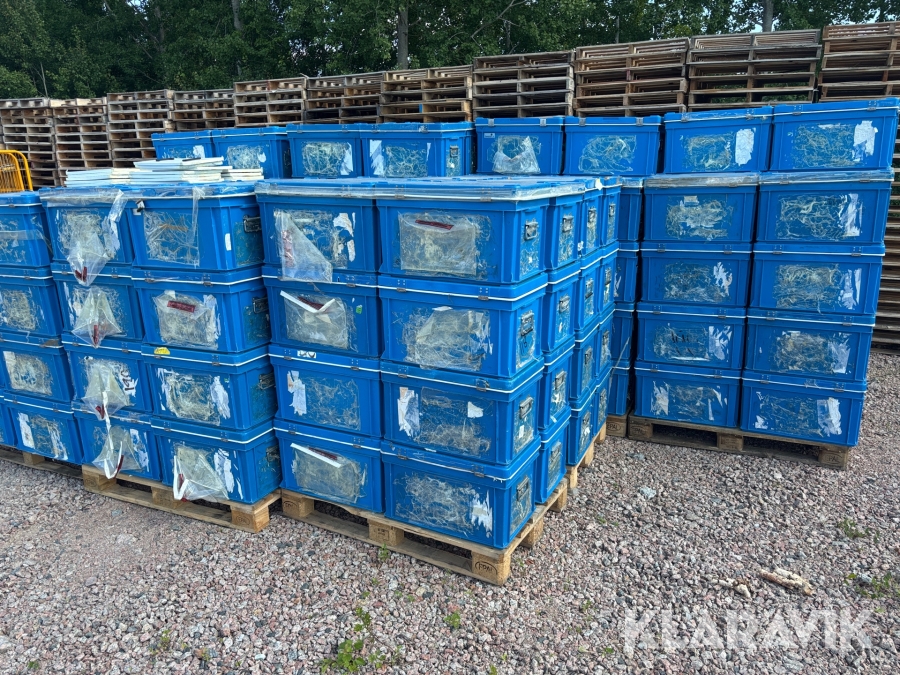 Parti med isolerade Packlådor