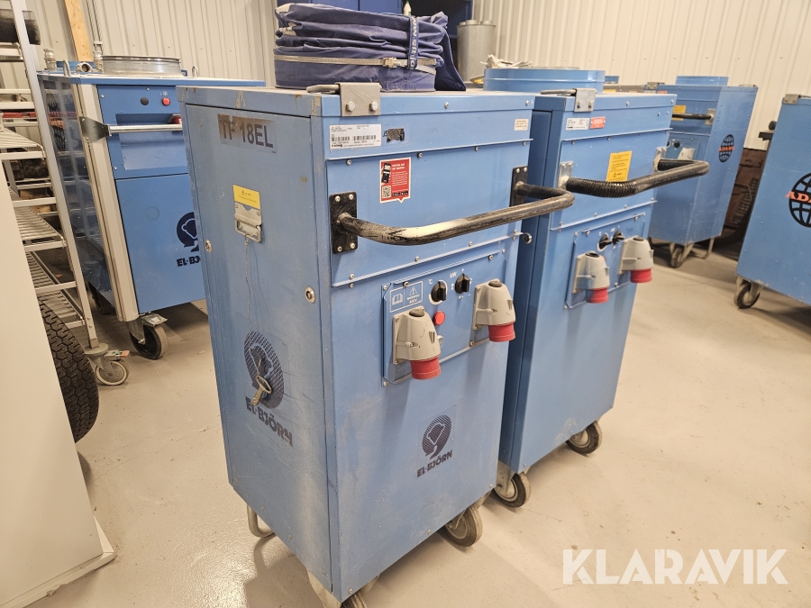 Varmluftsfläkt El-Björn TF18kW 2 st