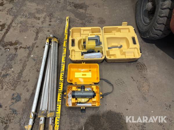 Rotationslaser Topcon RL-H3C, AT-G6 med stativ