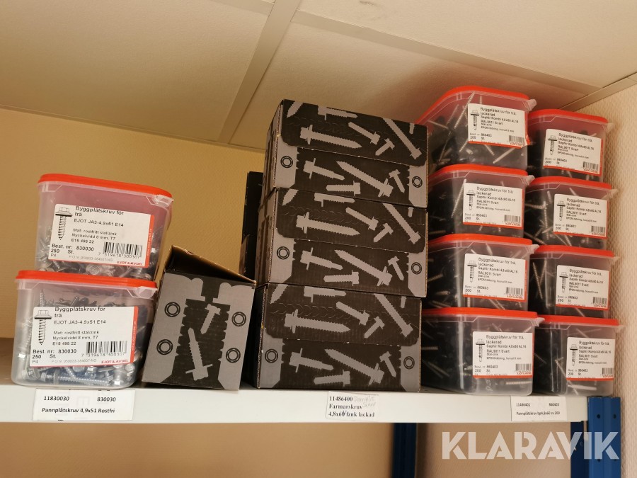 Takplåtsskruv, pannplåtskruv / limträskruv