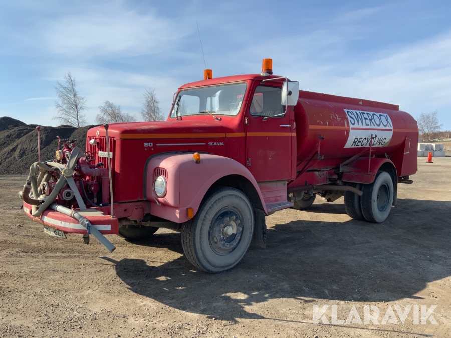 Tankbil / Brandbil Scania L 80 S 42 165