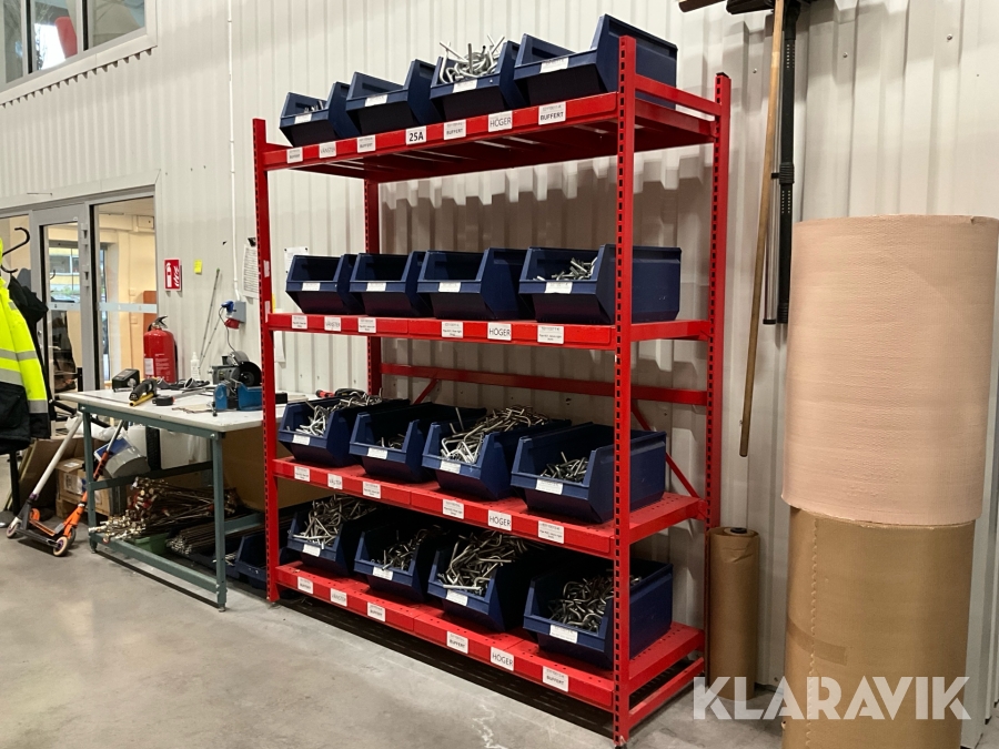 Industri/Lagerhyllor Skandinavisk Design 11 sektioner 