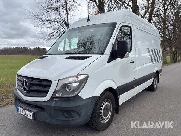 Skåpbil Mercedes-Benz Sprinter 316 BlueTEC med inredning