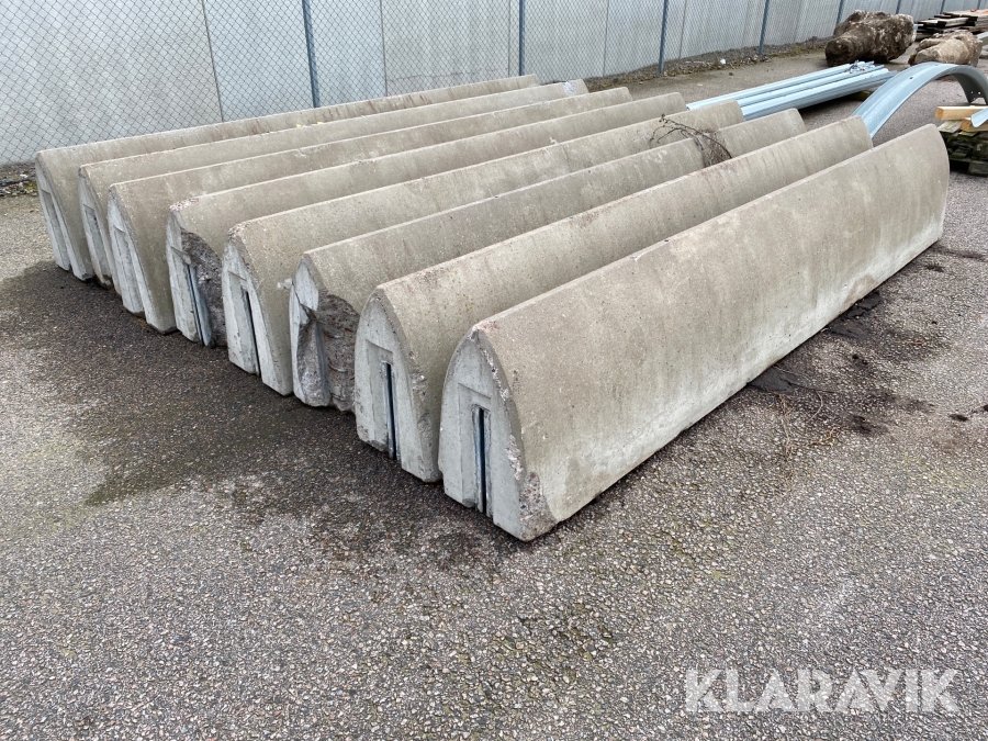 Betongbarriär 8 st