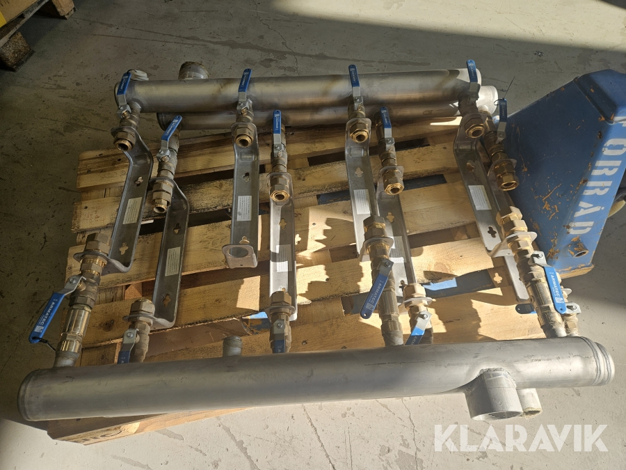 VVS Mätsträcka – Parallell Rostfri AT-konsol Q3 10, 260 mm