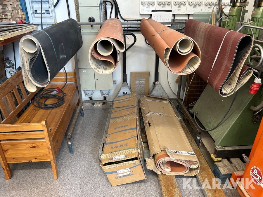 Slippapper med ställning