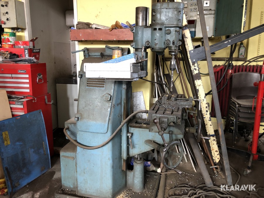 Borrmaskin med flytande bord Arboga