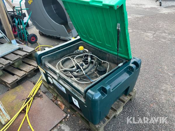 Dieseltank med pump Titan 200l