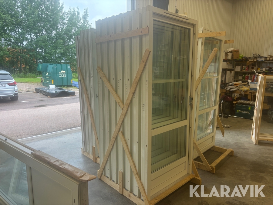 Balkongdörrar 7 st H-fönstret Lysekil