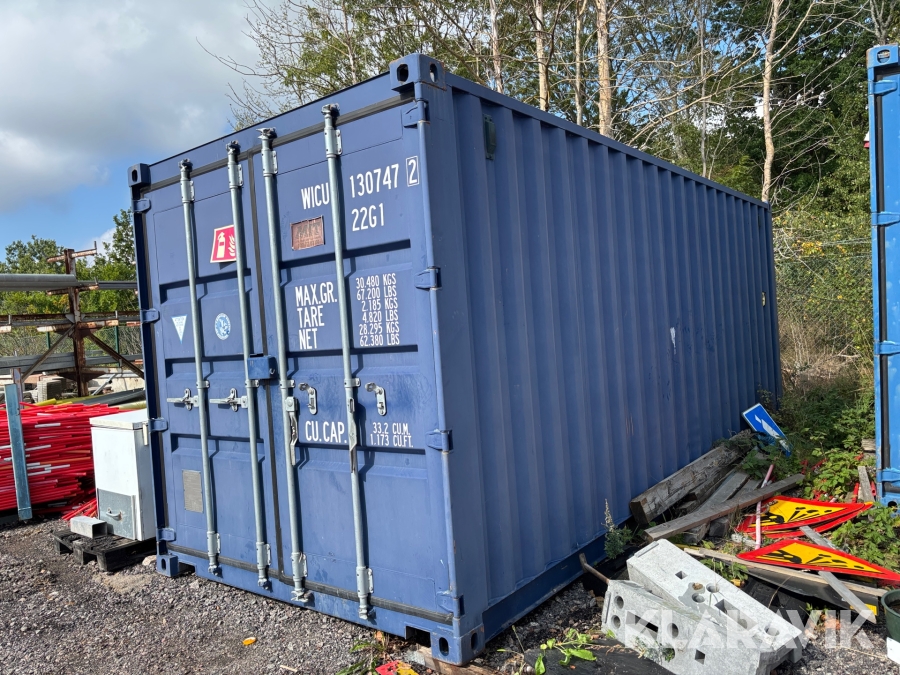 Container Wicab 20 fot isolerad och inredd