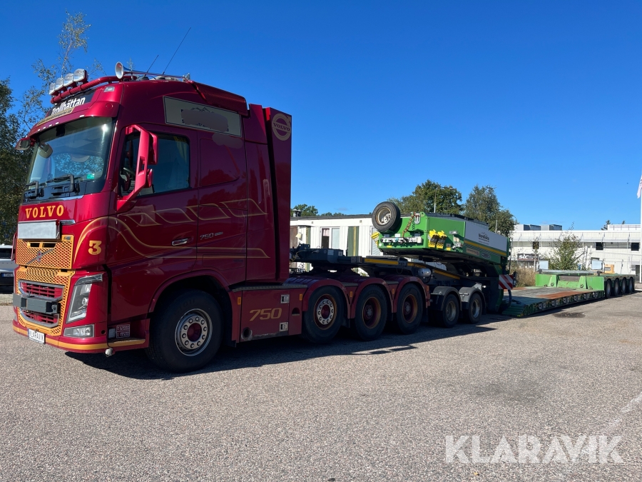 Tungdragare Volvo FH 16 med Dolly & Trailer
