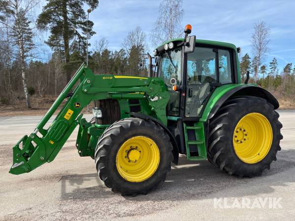 Traktor John Deere 6430 Premium med frontlastare och frontlyft