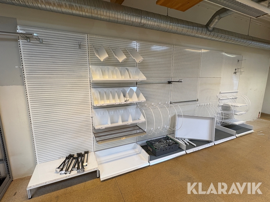 Butiksinredning 6 sektioner med tillbehör