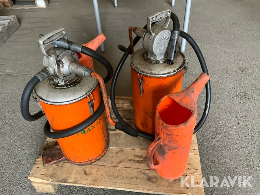 Oljepumpar och mått Gulf