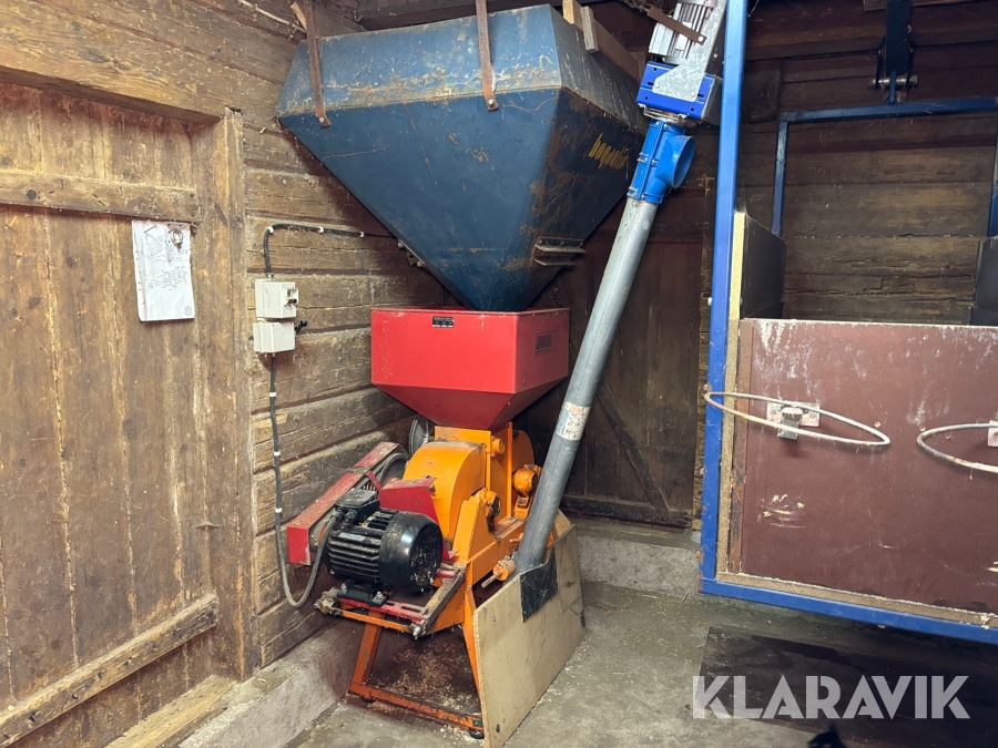 Spannmålskross Junkkari VMJ med foderskruv