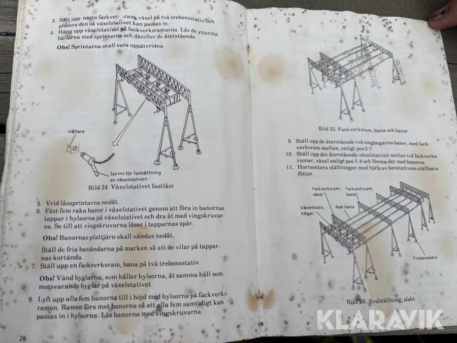 Slaktställning med växel