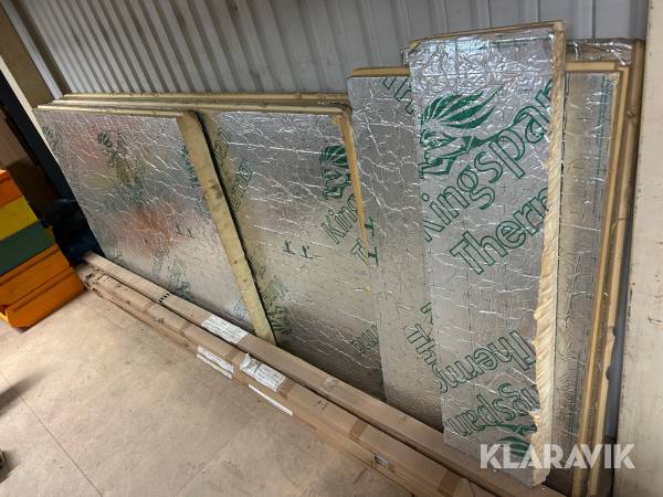 Isolerskivor polyuretanskum 2 st + spillbitar