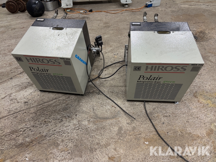 Tryckluftstork Hiross NGB 006 2 st