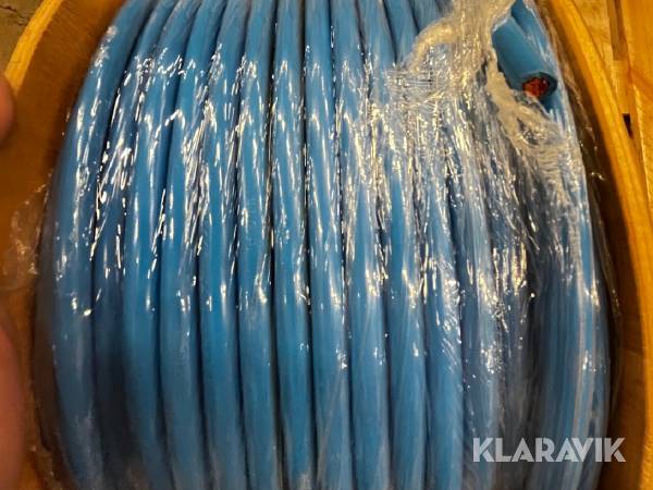 Parti med kabel Tri-rated Switchgear wire 100m, 16mm^2 - U.L. Style 1283 - BLUE