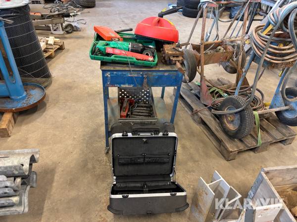 Parti med verktygstillbehör