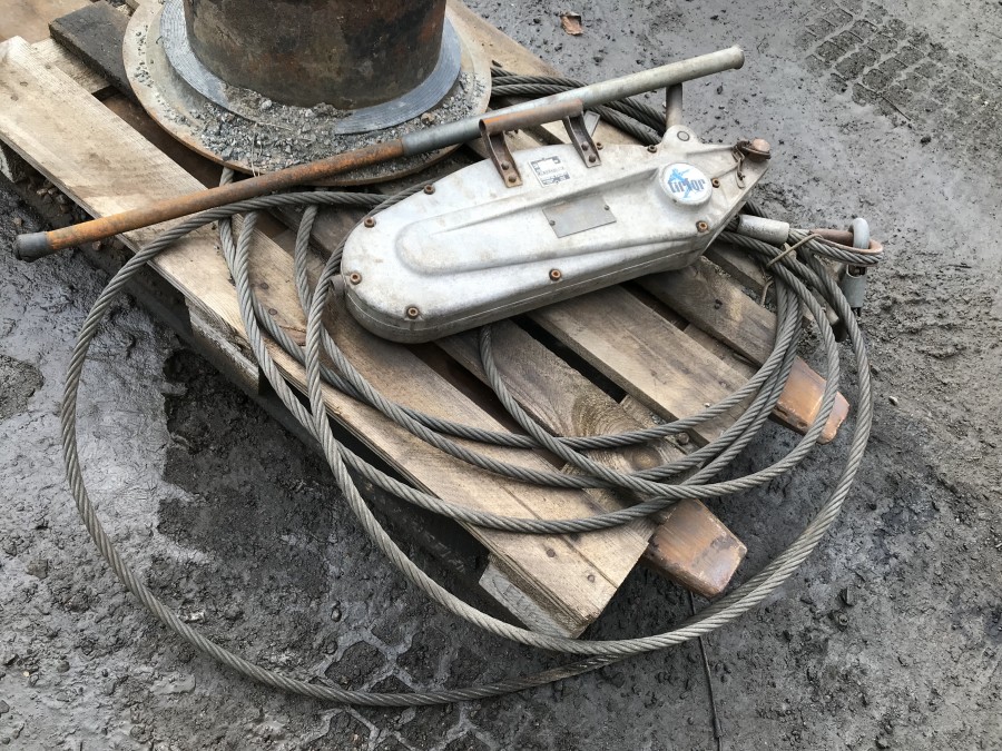 Spakblock m ca 10 m vajer