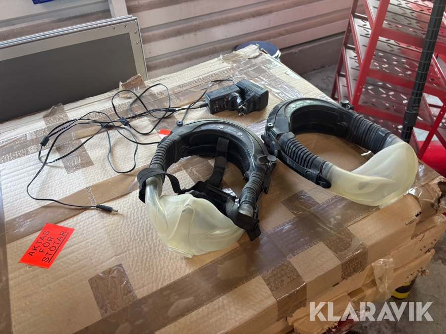 Batteridrivna ansiktsmasker Cleen-Space 2 2 st