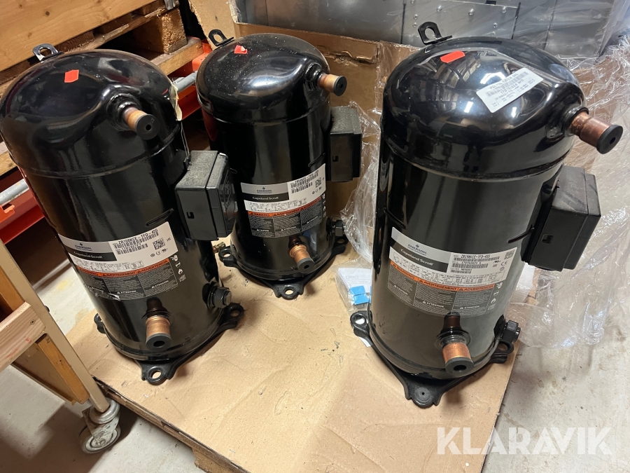 Kylkompressorer Emerson Copeland Scroll ZR190KCE-TFD-455 3st