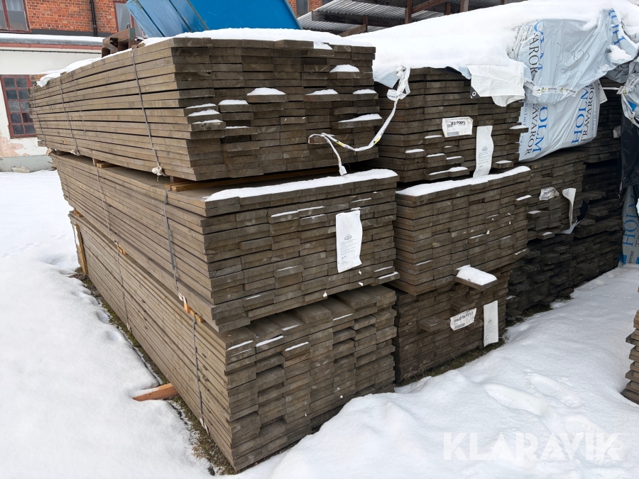 Royal Linolatrall Furu Grå 28x145mm 3,9m Rillad på ovansidan