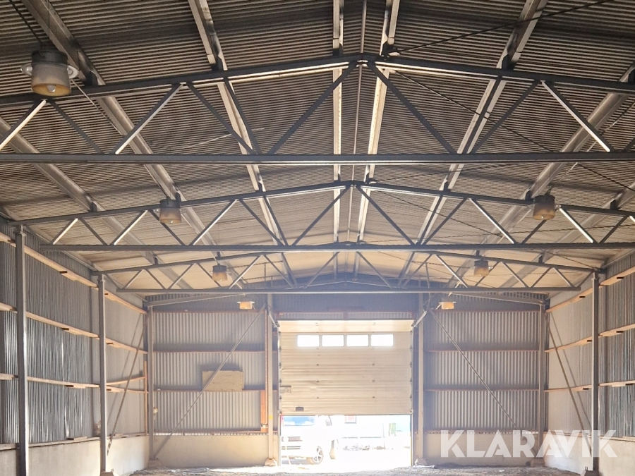 Stålhall 360 m2