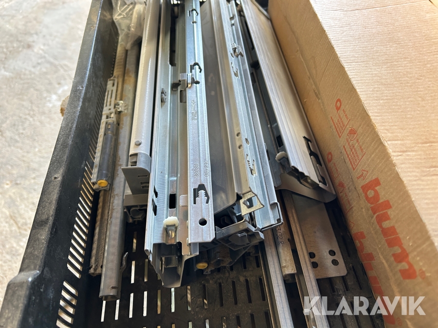 Delar till utdragbara lådor Blum Tandembox plus