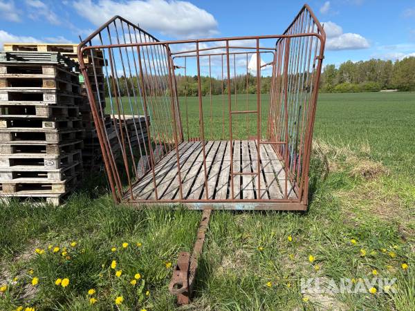 Bakvagn blå