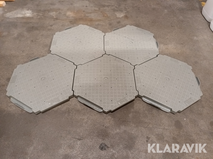 Körplattor 275kvm ProTrack Hexagonplattor