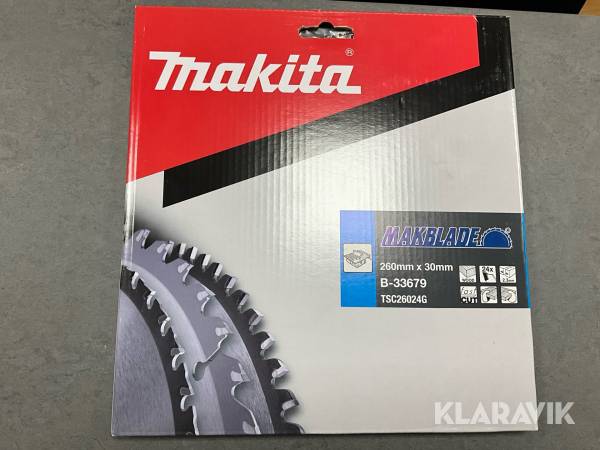 Sågklinga Makita Makblade t.c.t 260x30 24t