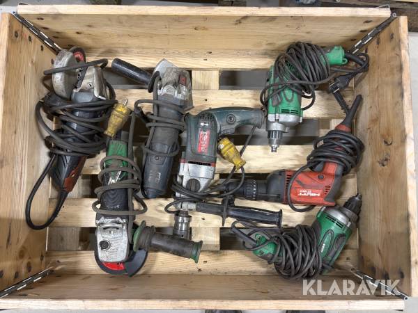 Diverse byggmaskiner 7 st