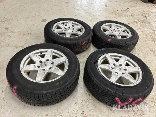 Vinterhjul på aluminiumfälgar Kumho 4 st