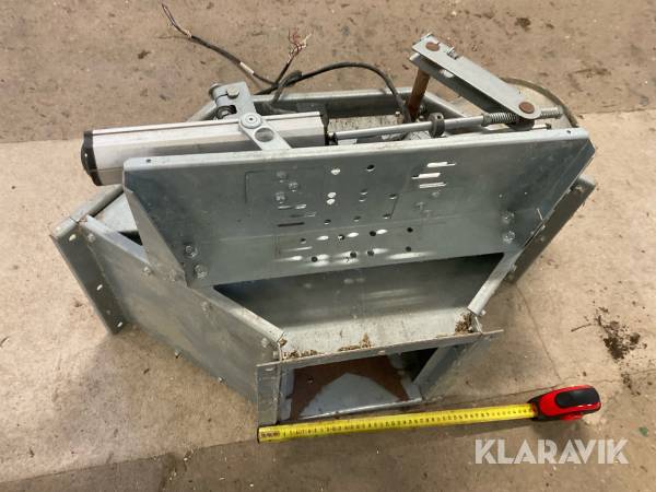 Trevägsfördelare till spannmålstransportör