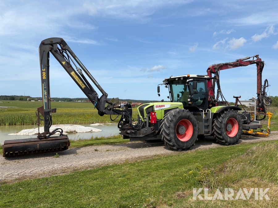 Traktor Claas Xerion 3300 Trac VC 4WD, Kran fram & Kran bak